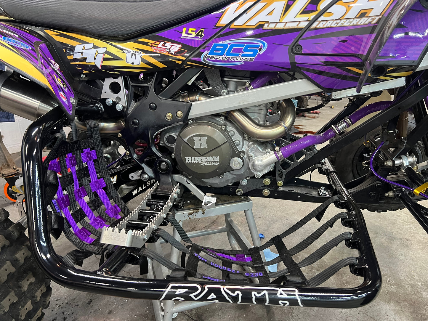 can am/crf450r exhaust