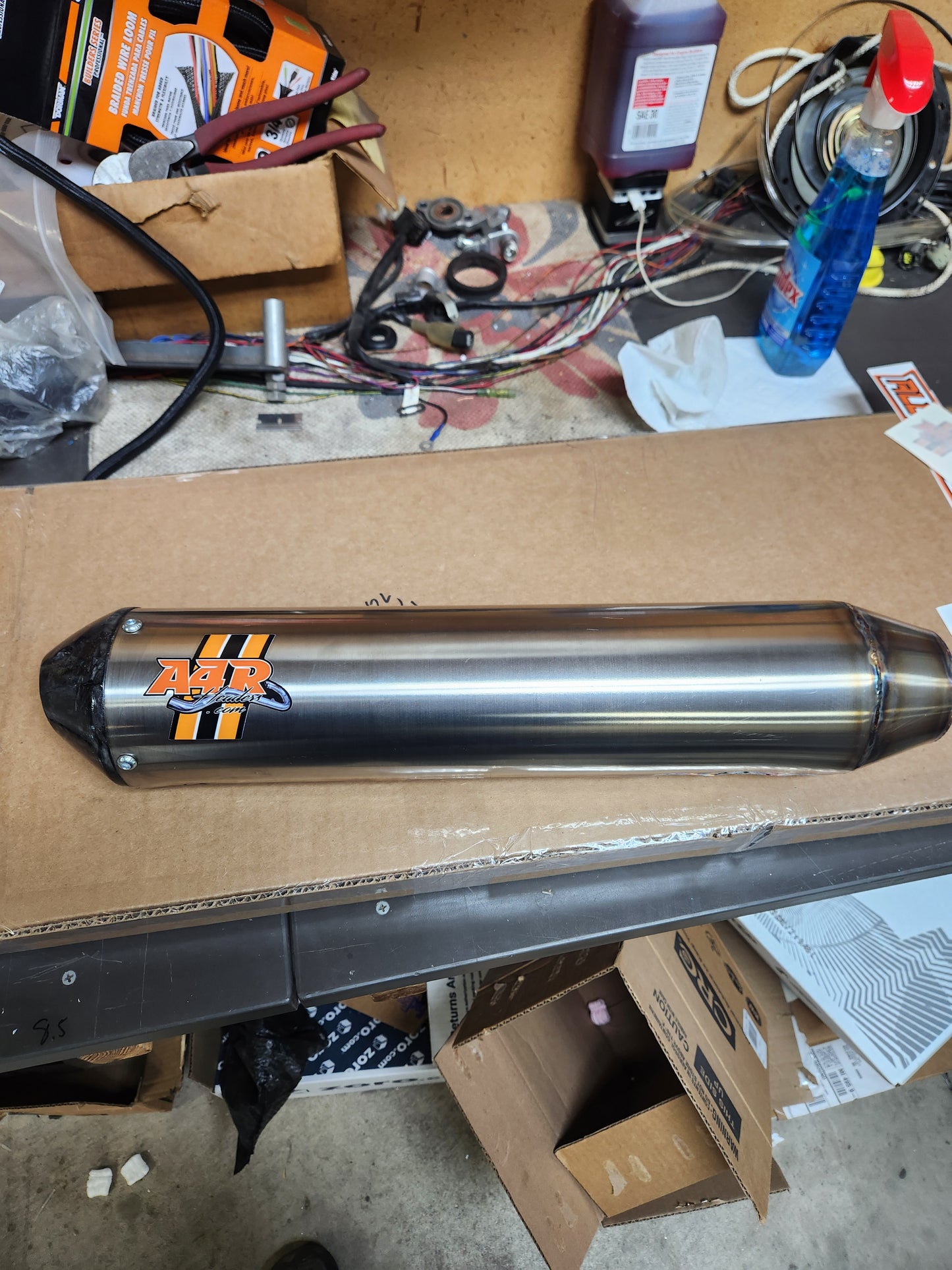 KTM XC stainless pro series exhaust system